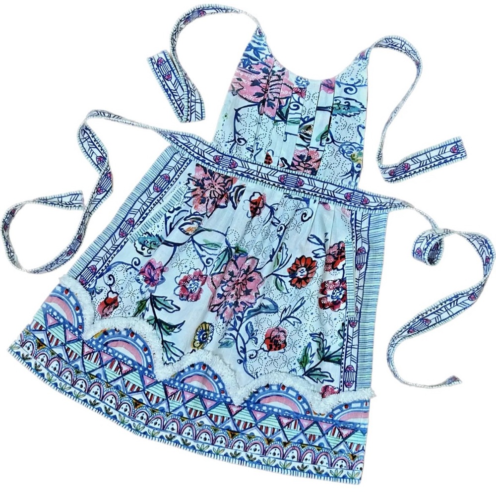Anthropologie floral apron